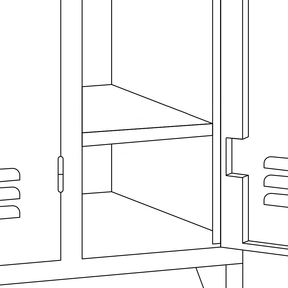 Комплект допълнителни рафтове, SHELF KIT / PR 4